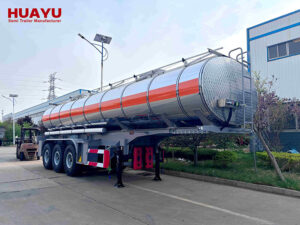 3 Axles Keep Warmn Stainless Steel Tanker Trailer