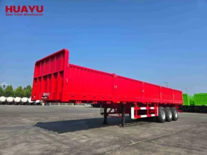 3 Axles 60Ton Side Wall Trailer