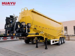 3 Alxe 45 CBM Bulk Cement Tanker Semi Trailer